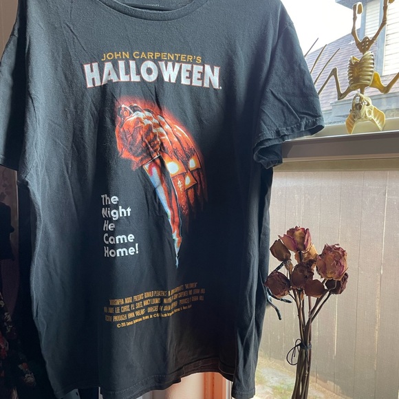John Carpenters Halloween promo movie poster tee - Picture 3 of 14